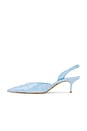 view 5 of 5 Paola Mid Slingback in Riviera Blue