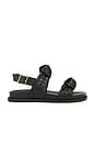 view 1 of 5 Kareena Knot Sporty Sandal in Black