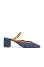 view 1 of 5 Arissa Block Mule in Blue