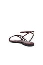 view 3 of 5 Inez Flat Sandal in Dark Brown