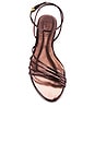 view 4 of 5 Inez Flat Sandal in Dark Brown
