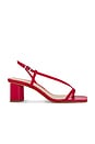 view 1 of 5 Heloise Mid Block Heel in Scarlet
