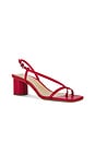 view 2 of 5 Heloise Mid Block Heel in Scarlet