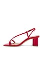 view 5 of 5 Heloise Mid Block Heel in Scarlet