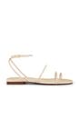 view 1 of 5 Kaya Flat Sandal in Off White