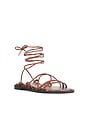 view 2 of 5 Antonia Sandal in Brown Rose