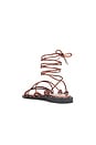 view 3 of 5 Antonia Sandal in Brown Rose