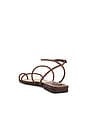 view 3 of 5 Kaya Flat Sandal in Desert Brown