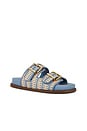 view 2 of 5 Naomi Sandal in Bege & Sky Blue