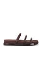 view 1 of 5 Polly Sporty Sandal in Marrom Chocolate Bar