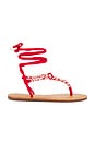 view 1 of 5 Claire Sandal in Ultra Red