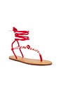 view 2 of 5 Claire Sandal in Ultra Red