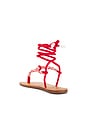 view 3 of 5 Claire Sandal in Ultra Red