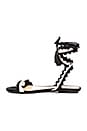 view 5 of 5 Lelia Sandal in Black & Pearl