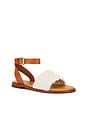 view 2 of 5 Isabel Flat Sandal in Cru