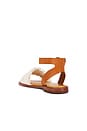 view 3 of 5 Isabel Flat Sandal in Cru