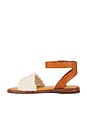 view 5 of 5 Isabel Flat Sandal in Cru