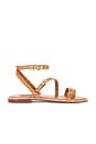 view 1 of 5 Annete Sandal in Cuoio Brown
