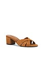 view 2 of 5 Keefa Block Mule in Cuoio Brown