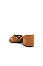 view 3 of 5 Keefa Block Mule in Cuoio Brown