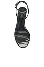 view 4 of 5 Siena Curve Mid Sandal in Dark Gray