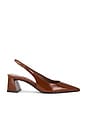view 1 of 5 Rhonda Mid Pump in Caramel Top