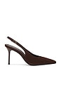 view 1 of 5 Alicia Sling Pump in Root Brown