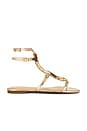 view 1 of 5 Cassandra Sandal in Platina
