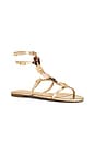 view 2 of 5 Cassandra Sandal in Platina