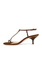 view 5 of 5 Elsha Kitten Sandal in Caramel Coffee