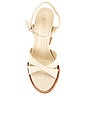 view 4 of 5 Hilda Curve Sandal in Cor 4100 & Oyster