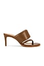 view 1 of 5 Alba Sandal in Caramel Coffee