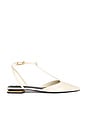 view 1 of 5 Allure T Flat in Sugar White