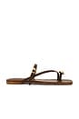 view 1 of 5 Elysa Flat in Pecan Brown