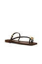 view 2 of 5 Elysa Flat in Pecan Brown