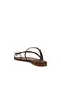view 3 of 5 Elysa Flat in Pecan Brown