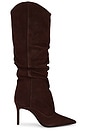 view 1 of 5 Maryana Up Slouch Boot in Root Brown