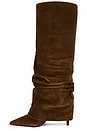 view 5 of 5 Mikki Up Cloak Boot in Pecan Brown