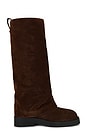 view 1 of 5 Keira Up Cloak Boot in Root Brown