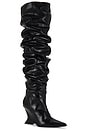 view 2 of 5 Siena Over The Knee Slouch Boot in Black