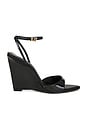 view 1 of 5 Elodie Wedge Sandal in Black
