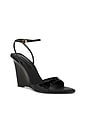 view 2 of 5 Elodie Wedge Sandal in Black