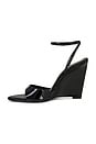 view 5 of 5 Elodie Wedge Sandal in Black