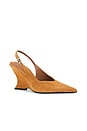 view 2 of 5 Siena Buckle Slingback Pump in Wood