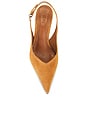 view 4 of 5 Siena Buckle Slingback Pump in Wood
