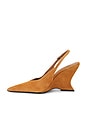 view 5 of 5 Siena Buckle Slingback Pump in Wood