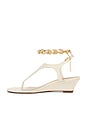 view 5 of 5 Lys Wedge Sandal in Sugar White