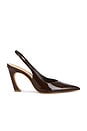 view 1 of 5 Lexi Mid Slingback Pump in Chestnut Brown