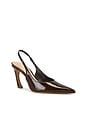view 2 of 5 Lexi Mid Slingback Pump in Chestnut Brown