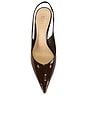 view 4 of 5 Lexi Mid Slingback Pump in Chestnut Brown
